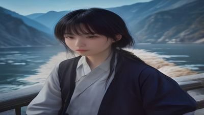 用户在移动通勤场景下用手机访问依人大香蕉，地铁车厢内竖屏观看，720P画面清晰流畅，耳机隔音